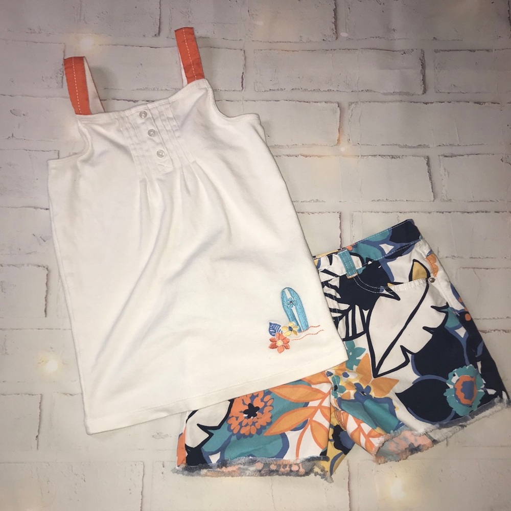 Gymboree girls shirt and short
